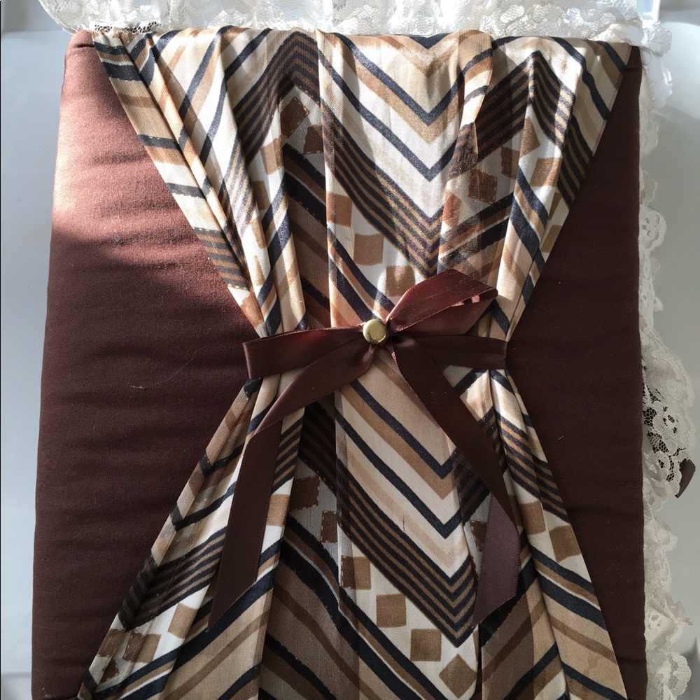 Chocolate Eclair Fabric Colored Photo Album